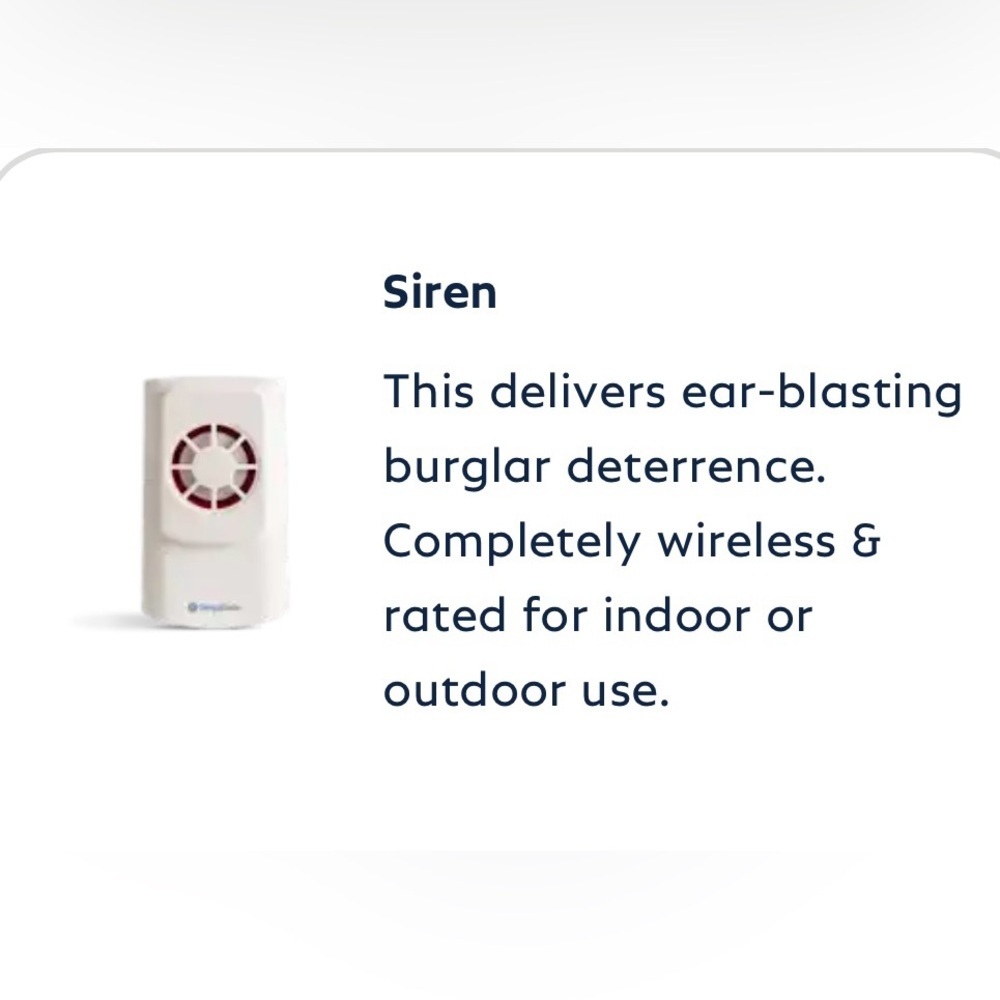 SimpliSafe Security Bundle: Siren, Motion and Entry Compatible w/ Orig. System - Picture 4 of 7